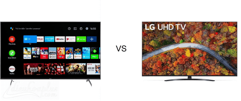 Tivi Sony có xuất xứ từ Nhật Bản, còn tivi LG có xuất xứ từ Hàn Quốc