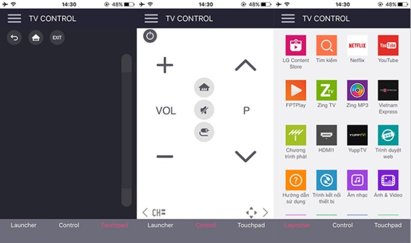Điều khiển tivi LG đơn giản bằng app LG TV Plus