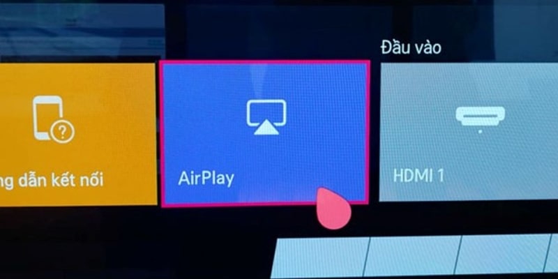 Thiết lập kết nối giữa điện thoại iPhone và tivi LG bằng tính năng Airplay