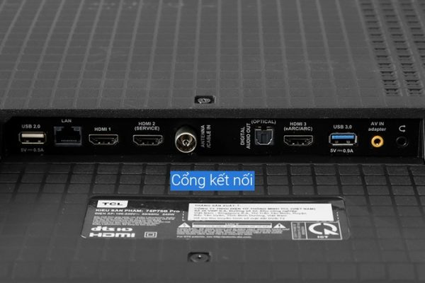 Google Tivi TCL AI 4K 75 inch 75P79B Pro