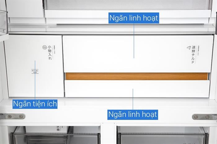 Toshiba Inverter 535 lít Japandi Multi Door GR-RF695WI